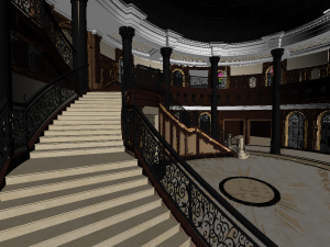 palace main entrance lobby Modelo 3D