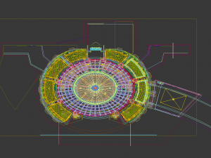 palace main entrance lobby Modelo 3D