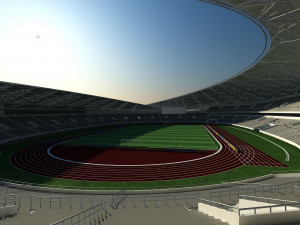 football field 3D Модель