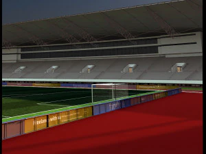 campo da calcio Modello 3D