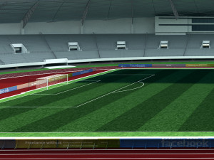football field 3D Модель