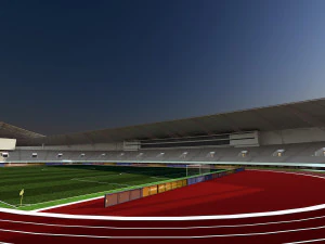 campo da calcio Modello 3D