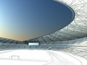 football field 3D Модель