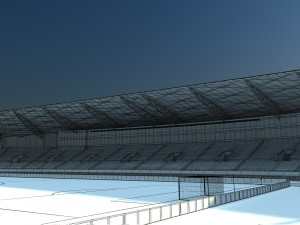 football field 3D Модель