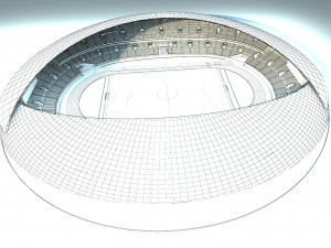 football field 3D Модель