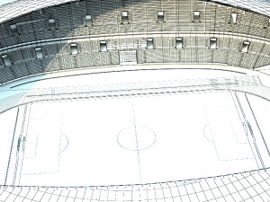 football field 3D Модель