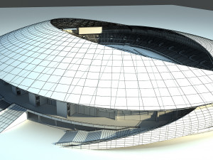 football field 3D Модель