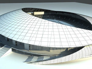 campo da calcio Modello 3D