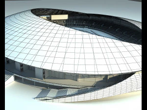 campo da calcio Modello 3D