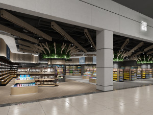 supermarket collection Modello 3D