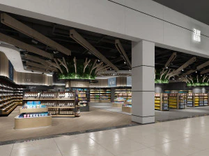 raccolta al supermercato Modello 3D