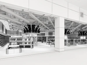 raccolta al supermercato Modello 3D