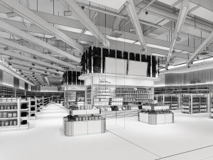 raccolta al supermercato Modello 3D