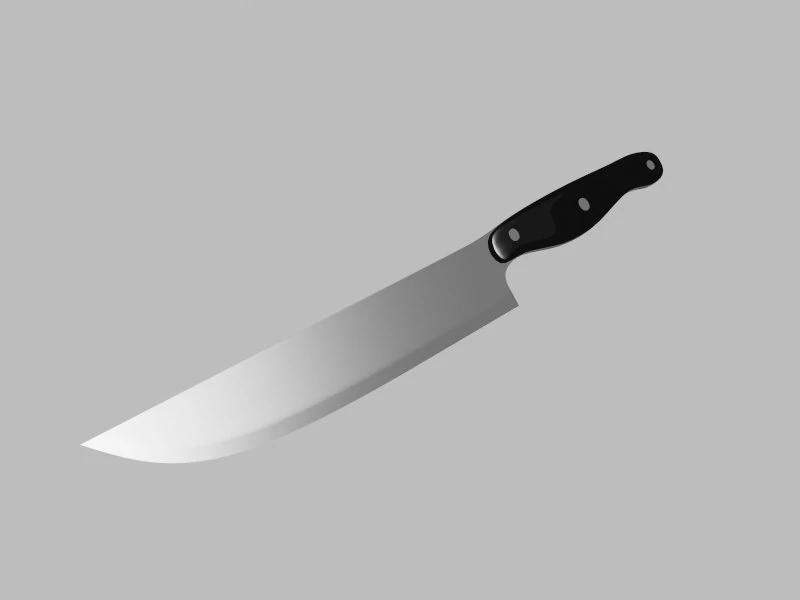 kitchenknife 3D Model .c4d .max .obj .3ds .fbx .stl .blend 