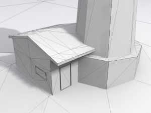 low-poly lighthouse 3D Model