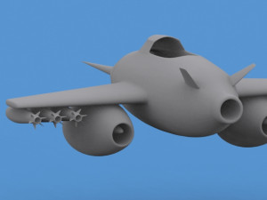 war plane Modello 3D