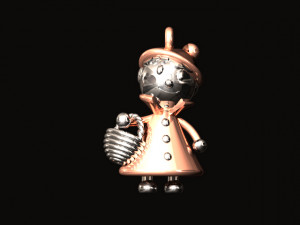 pendantlittleredrindinghood 3D Model