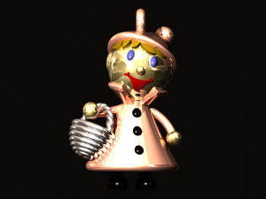 pendantlittleredrindinghood 3D Model