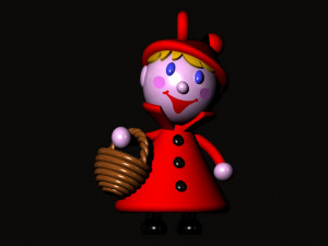 pendantlittleredrindinghood 3D Model