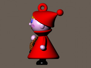 pendantlittleredrindinghood 3D Model