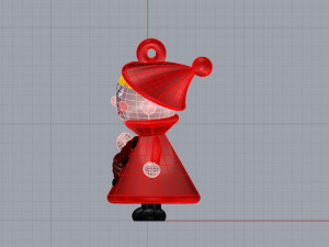 pendantlittleredrindinghood 3D Model