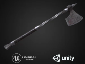 medieval axe 3D Model