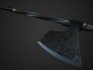 medieval axe Model 3D