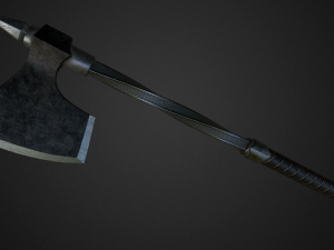 medieval axe Model 3D
