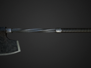 medieval axe Model 3D