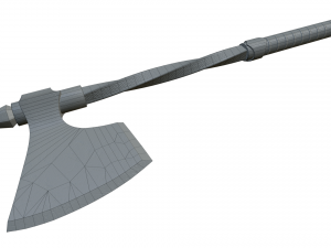 medieval axe Model 3D