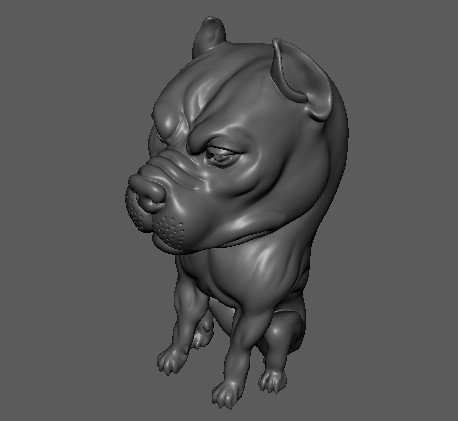 dog modelling Modello 3D .c4d .max .obj .3ds .fbx .stl .blend 