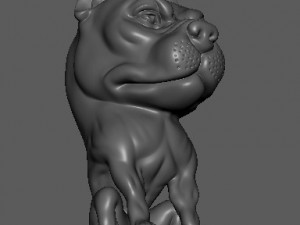dog modelling Modello 3D