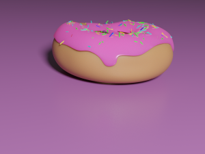 donut Modello 3D