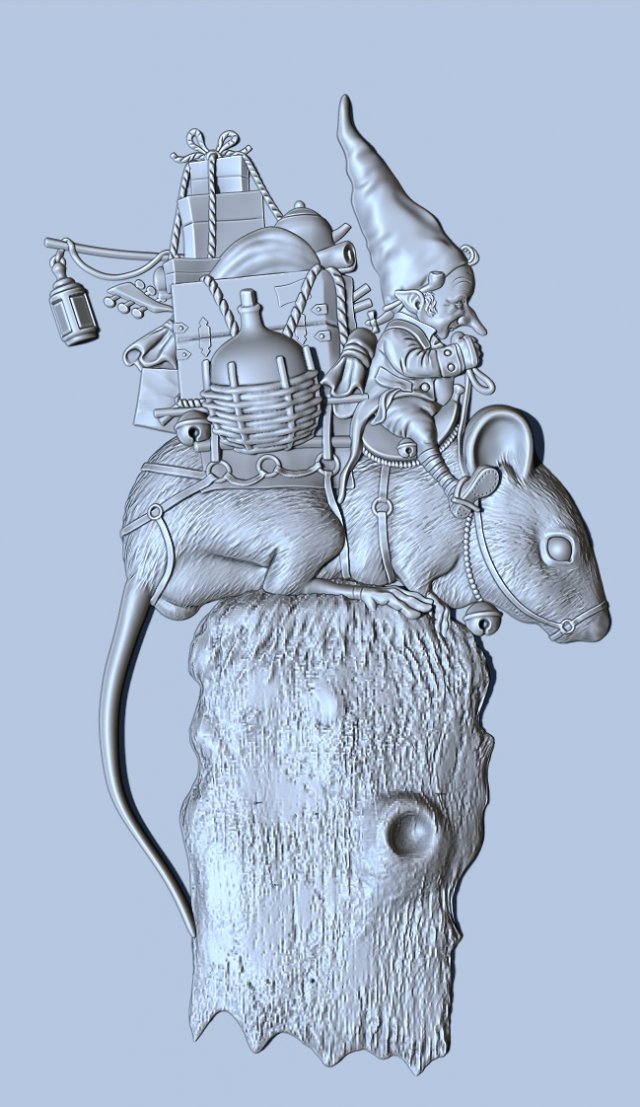 mouse 3D Model in Rodent 3DExport