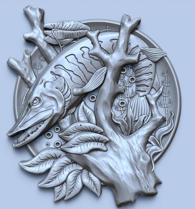 fish Modello 3D .c4d .max .obj .3ds .fbx .stl .blend 