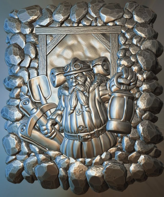 gnome 3D 模型 .c4d .max .obj .3ds .fbx .stl .blend
