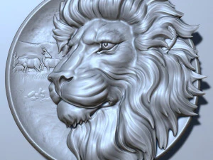 leone Modello 3D