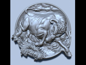 bull Modèle 3D