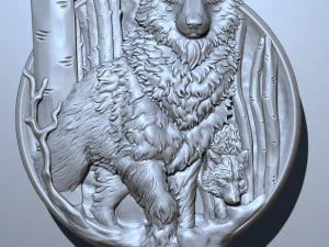 Wolf 3D Modell