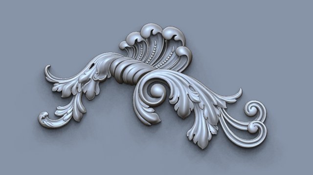 barocco Model 3D .c4d .max .obj .3ds .fbx .stl .blend 