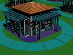 Gazebo Model 3D
