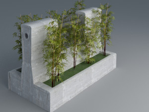 Contencion walls 3D Model