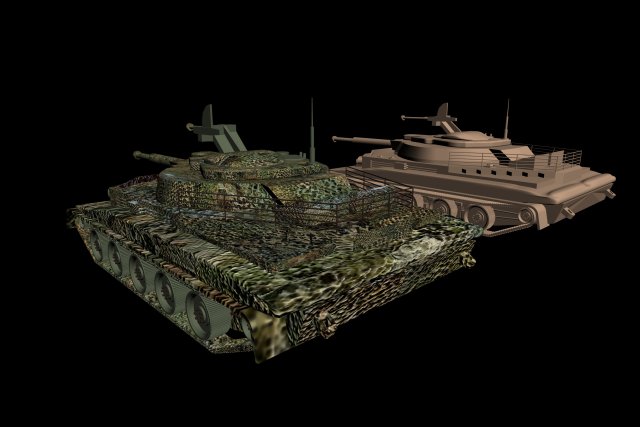 M551 tank 3Dモデル .c4d .max .obj .3ds .fbx .stl .blend 
