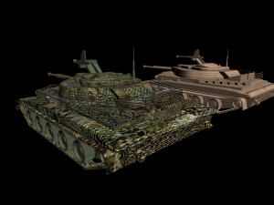 M551 tank 3D Model