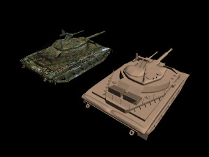 Танк М551 3D Модель
