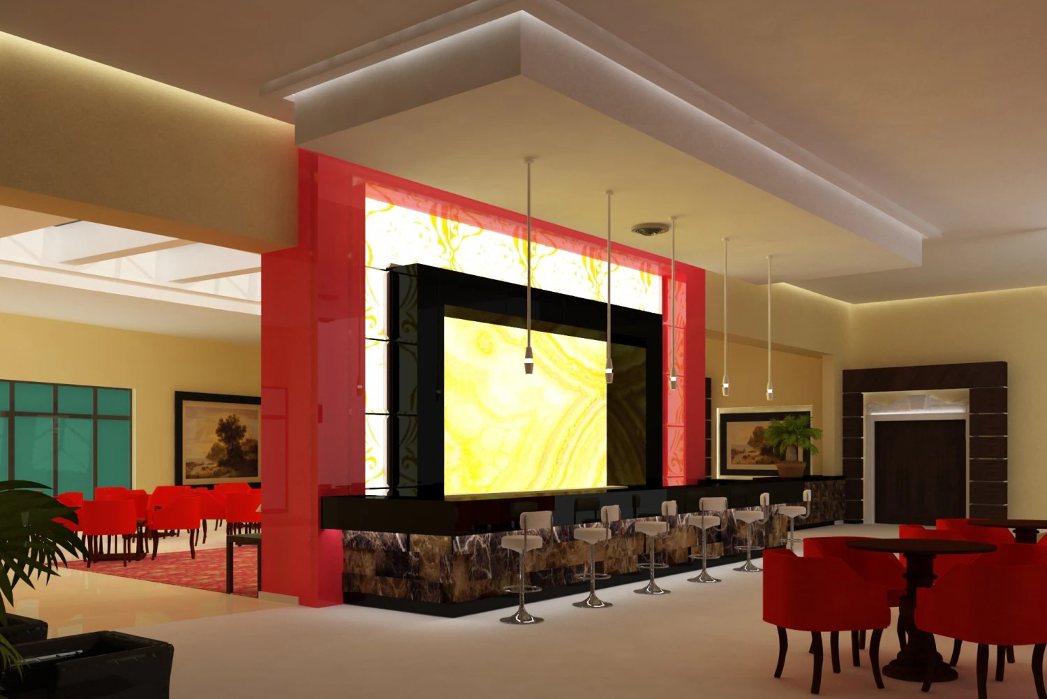 Hotel el embajador repdom propuesta 3D Model .c4d .max .obj .3ds .fbx .stl .blend 