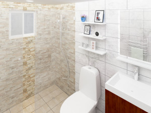 Minimal small bathroom 3D Модель
