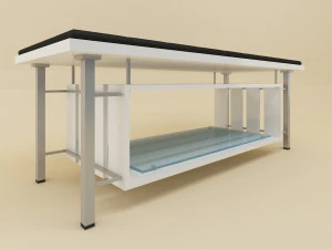 테이블과 좌석 맞춤 3D 모델