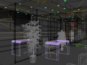 Police station lobby 3D Модель