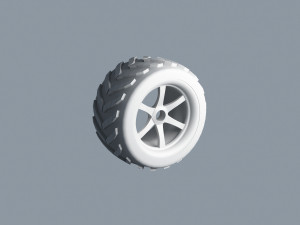 Jeep wheel 3D मॉडल